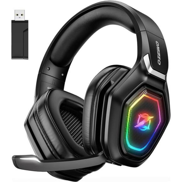 Wireless Gaming Headset with Microphone
